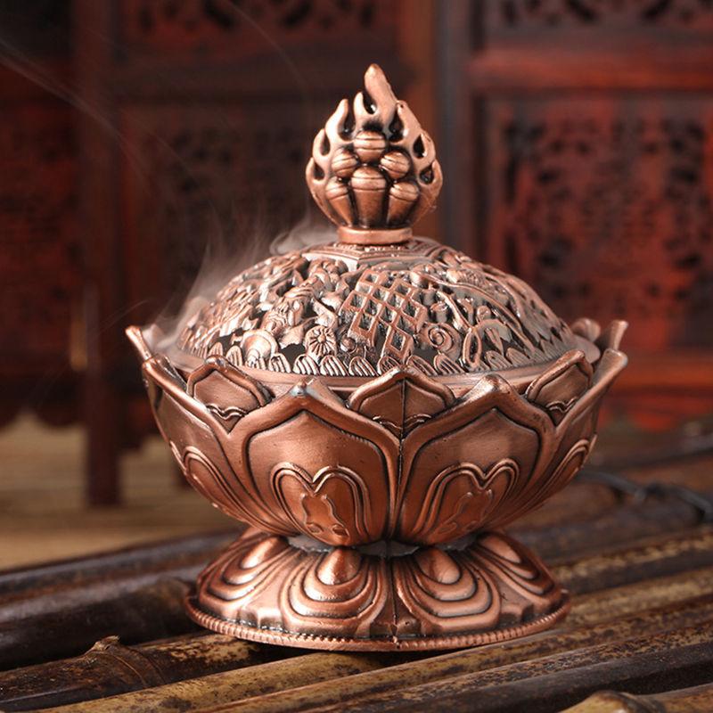 Romantic Tibetan Lotus Incense Burner