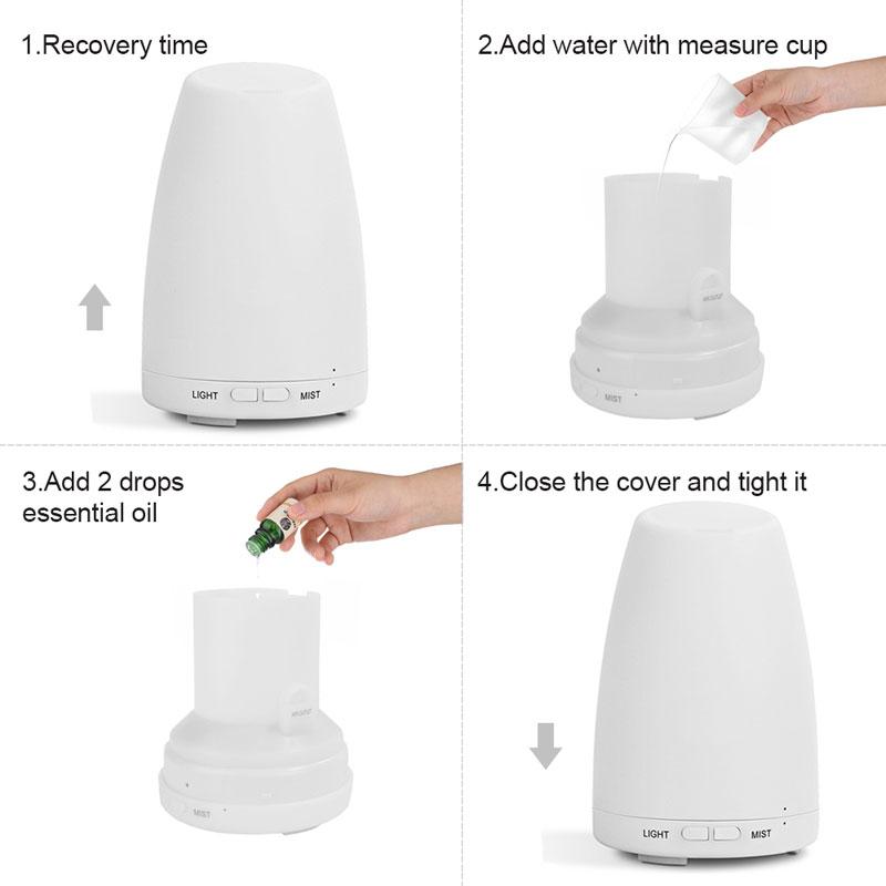 LED Ultrasonic Aroma Humidifier
